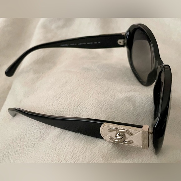 EUC BLACK CHANEL ACETATE CC TURNLOCK SUNGLASSES 5234-Q Acetate CC - Picture 14 of 15